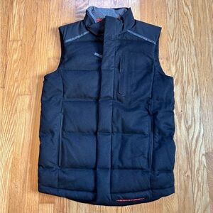 Under Armour Mens Down Vest Cashmere Magzip ColdGear Infrared Black UA Small